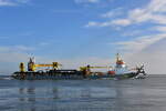 GATEWAY , Saugbagger , IMO 9448994 , Baujahr 2010 , 137 x 28 m , 12.04.2026 , Alte Liebe Cuxhaven