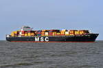 MSC ROMA , Containerschiff , IMO 9304447 , Baujahr 2006 , 337 x 45 m , 9178 TEU , 11.04.2026 , Alte Liebe Cuxhaven