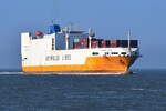 GRANDE AFRICA , Ro-Ro Cargo Schiff, IMO 9130949 , Baujahr 1998 , 214 x 32 m , 13.04.2026 , Alte Liebe Cuxhaven