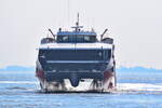 HALUNDER JET , Passagierschiff , IMO 9825295 , Baujahr 2018 ,  56,4 x 14,0 m , 15.04.2026 , Alte Liebe Cuxhaven