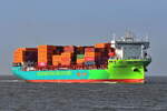 ECO PAMPERO , Feederschiff , IMO 1020667 , Baujahr 2026 , 148 x 27 m , 1250 TEU , 16.04.2026 , Alte Liebe Cuxhaven