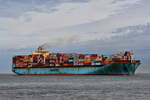 MAERSK MONTE OLIVIA , Containerschff , IMO 9283198 , Baujahr 2004 , 272 x 40 m , 4000 TEU , 18.04.2026 , Alte Liebe Cuxhaven