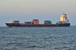 NORDIC ITALIA  , Feederschiff , IMO 9474395 ,Baujahr 2012 , 1085 TEU , 157.95 x 23.5 m , Cuxhaven-Alte Liebe , 26.05.2026
