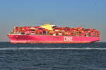 ONE TRIBUTE , Containerschiff , IMO 9769295 , Baujahr 2017 , 400 x 59 m , 20170 TEU , 26.05.2026 , Cuxhaven-Alte Liebe