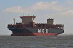 MSC ISCHIA , Containerschff , IMO  9963633 , Baujahr 2025 , 368 x 51 m , 15600 TEU , 27.06.2026 , Cuxhaven-Alte Liebe