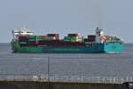 ECO MISTRAL , Feederschiff , IMO 1020643 , Baujahr 2025 , 148 x 27 m  , 1250 TEU , Cuxhaven-Alte Liebe , 02.06.2026