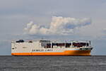 GREAT TEMA , Ro-Ro Container Schiff , IMO  9935038 , Baujahr 2023 , 249 x 39 m , Cuxhaven-Alte Liebe , 02.06.2026