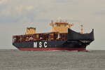 MSC GERMANY , Container Schiff , IMO 9987316 , Baujahr 2025 , 366 x 51 m , 16000 TEU , 02.06.2026 , Cuxhaven-Alte Liebe