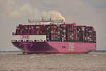 ONE INTEGRITY , Container Schiff , IMO  9933119 , Baujahr 2023 , 399 x 61 m , 24136 TEU , 02.06 2026 , Cuxhaven-Alte Liebe