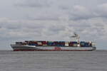 OOCL KOBE , Containerschiff , IMO  9329526 , Bauajhr 2007 , 260 x 32 m , 4578 TEU , 04.06.2026 , Cuxhaven-Alte Liebe