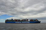 COSCO FRANCE , Containerschiff , IMO  9516416 , Baujahr 2013 , 366 x 52 m , 13386 TEU , 05.06.2026 , Cuxhaven - Alte Liebe