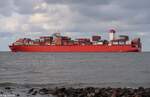 Containerschiff CAP SAN SOUNIO | Enesel-Group | IMO 9633953 | 21.07.2026 vor Cuxhaven