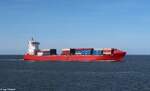 Containerschiff FREDERIK | Reederei Rudolf Schepers | IMO 9328637 | 12.08.2026 vor Cuxhaven