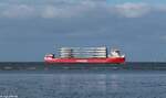 Frachtschiff LONGEARTH | LONGSHIP | IMO 9988114 | 11.08.2026 vor Cuxhaven