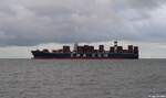 Containerschiff CMA CGM THAMES | IMO 9674567 | 21.07.2026 vor Cuxhaven