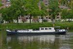 Hausboot SASSI, zu Tal auf der MAAS in Maastricht. 05.2023