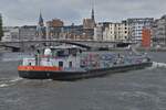 TMS EUROPEO – 1, ENI 06503382, L 54 m, B 6,54 m, 654 t, gemeldet in Antwerpen (B), unterwegs auf der Maas in L�ttich. 