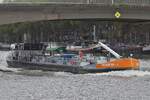 TMS EUROPEO – 1, ENI 06503382, L 54 m, B 6,54 m, 654 t, gemeldet in Antwerpen (B), unterwegs auf der Maas in L�ttich. 