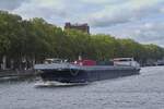 GMS YANKEE, ENI 06105066, L 110 m, B 11,45 m, 3234 t, Heimathafen Brugge (B), zu Tal auf der Maas in L�ttich unterwegs. 17.09.2026