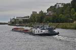 GMS TALISMAN, ENI 08000049, L 80 m, B 9,50 m, 1254 t, zu Berg nahe Maasticht auf der Maas unterwegs. 17.09.2026