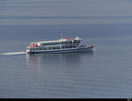 MS ITALIA unterwegs bei Moscia auf dem Lago Maggiore am 29.09.2021