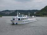 Am 12.08.09 fuhr die  Poseidon  moselaufwärts an Koblenz vorbei.