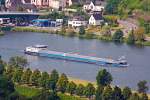   Das niederländische GMS Ora Et Labora, ENI-Nr.: 2312633, ex MS ARBEDO, fährt am 21.06.2014 bei Löf Moselabwärts.
