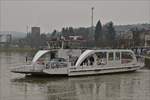  Die Autofähre Santa Maria II ist die erste rein elektrische Fähre auf der Mosel.