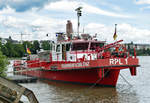 Feuerlöschboot RPL-1 der Feuerwehr Koblenz am Moselufer - 15.06.2019
