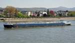 Tankschiff  Hillegersberg  auf dem Rhein in Bonn - 08.04.2011