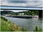 Schubverband  REHNUS HANAU  IMMO 02326109, Bj 2003, aufgenommen auf dem Rhein bei Koblenz am 23.06.2010.
