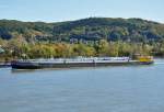 Tanker  Piz La Margna  auf dem Rhein querab Oberwinter - 14.10.2011