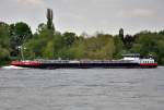 Tanker  Sofia  auf dem Rhein bei Bad Honnef - 06.05.2013