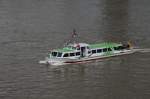 MS Stromer am 30.05.13 auf dem Rhein als Begleitschiff bei der Mlheimer Gottestracht an Fronleichnam.