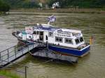 Kaub am Rhein, Ausflugsschiff  Rheinland  zur Burg Pfalzgrafenstein, Sep.2014