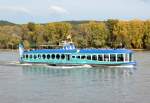 FGS  Moby Dick  auf dem Rhein querab Plittersdorf - 12.10.2014