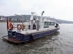 Das Streckenboot WSP 15 der Wasserschutzpolizei Rheinland-Pfalz am 9.