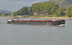 Bora Frachtschiff auf dem Rhein bei Andernach zu bergfahrend am 03.10.16.