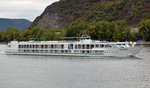 KFGS-Lafayette Flusskreuzfahrtschiff auf dem Rhein bei Andernach am 04.10.16.