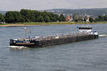 Tankschiff  CHIMO  Rhein aufwärts in Koblenz 4.7.2017
