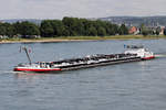 Tankschiff  EXCALIBUR  Rhein aufwärts in Koblenz 4.7.2017