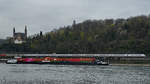 Anfang April 2021 war auf dem Rhein bei Remagen das Gütermotorschiff GERARD-ALBERT (ENI: 02324792) zu sehen.