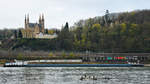 Das Gütermotorschiff MARIE (ENI: 02324012) war Anfang April 2021 auf dem Rhein bei Unkel zu sehen.