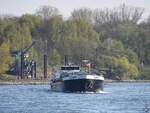 Mitte April 2021 war auf dem Rhein bei Duisburg das Gütermotorschiff FIDENTE (ENI: 02327351) zu sehen.