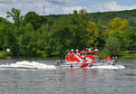 Feuerwehrschiff HLB RHEIN-AHR auf dem Rhein bei Remagen - 28.05.2021