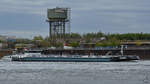 Das Tankmotorschiff AQUASHIP (ENI: 02333736) war Anfang Mai 2021 auf dem Rhein bei Duisburg zu sehen.