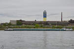 Das Gütermotorschiff LITTORAL (ENI: 01823290) war Anfang Mai 2021 auf dem Rhein bei Duisburg zu sehen.