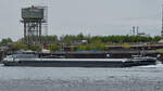 Anfang Mai 2021 war das Gütermotorschiff CURA DÉI (ENI: 02326126) auf dem Rhein bei Duisburg zu sehen.