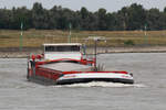 GMS MANACOR (ENI:06105611) L.84,95 m B.9,60 m T 1867 Flagge Belgien auf dem Rhein zu Berg am 08.07.2022 in Xanten.