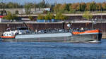 Das Tankmotorschiff MARIA-P (ENI:02315118) war im August 2022 auf dem Rhein bei Duisburg zu sehen.